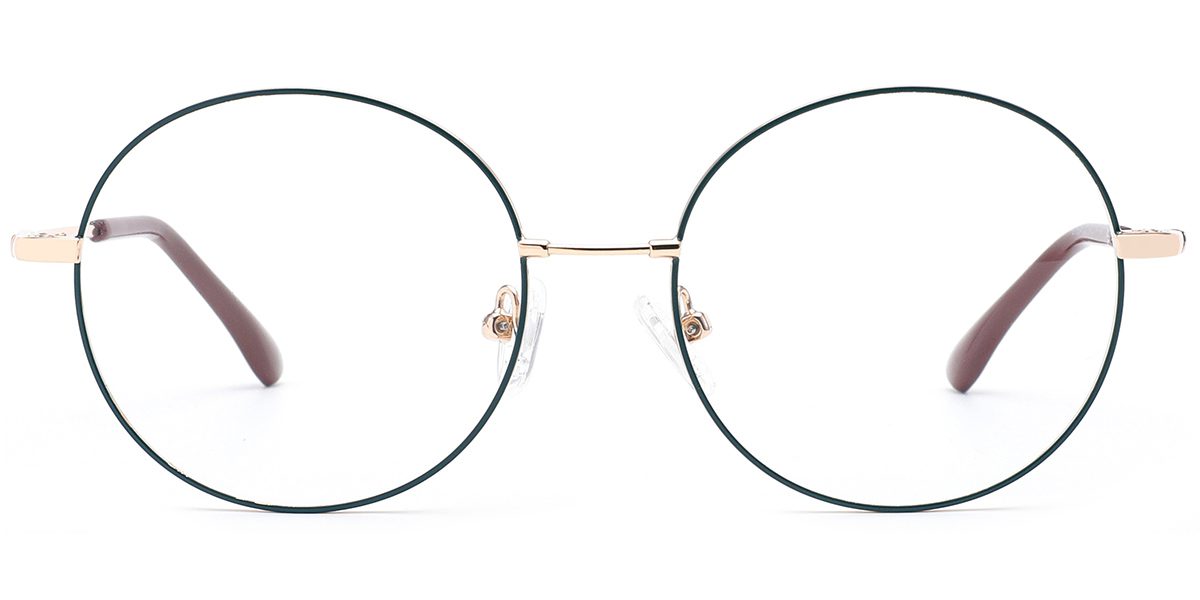 6661 Full Rim Black Silver Round - Image 3