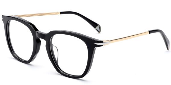 4777 Full Rim Bright Black Square