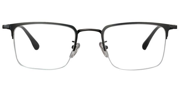 5539 Semi Rimless Black Square