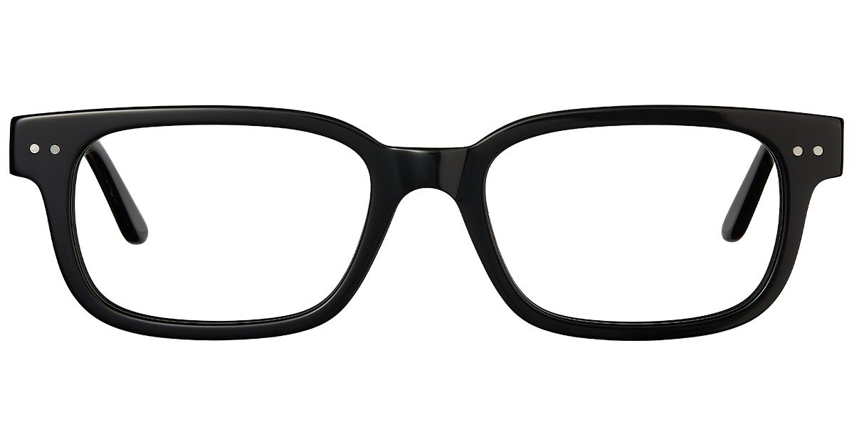 5214 Full Rim Bright Black Rectangle