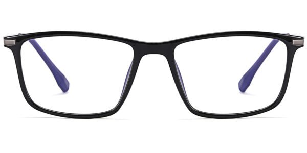 4498 Full Rim Bright Black Rectangle