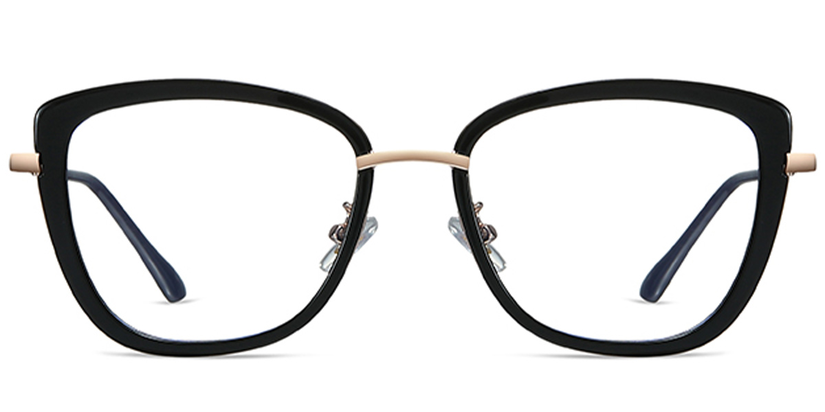 F-2844 Full-Rim Black Square