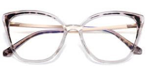 F-2898 Full-Rim Pattern-Tortoise Shell Cat-Eye