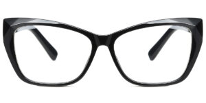 F-6085 Full-Rim Black Cat-Eye