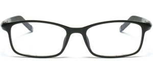 F-6334 Full-Rim Black Rectangle