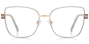 F-7074 Full-Rim Grey Square